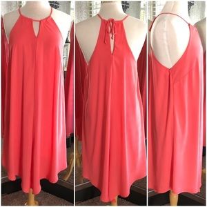 Chiffon Coral Dress New